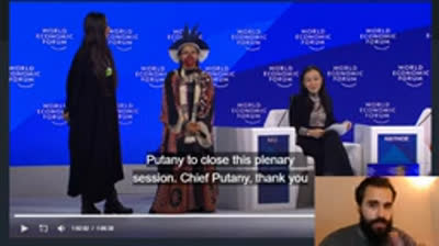 SATANISMO disfrazado de ECOLOGÍA en el Foro Económico Mundial (Davos 2024)