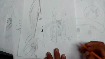 COMO DIBUJAR A YAYOI HOZUKI DE DARK GHATERING A LAPIZ